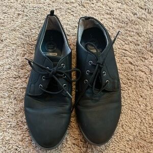Wonder Nation Classic Dress Shoes Lace Up Black Size 5